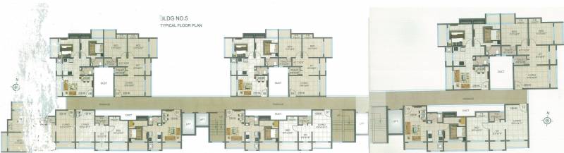  tiara-hills-phase-i-bldg-no-3-5-and-2 TIARA HILLS BLDG NO 5 Cluster Plan