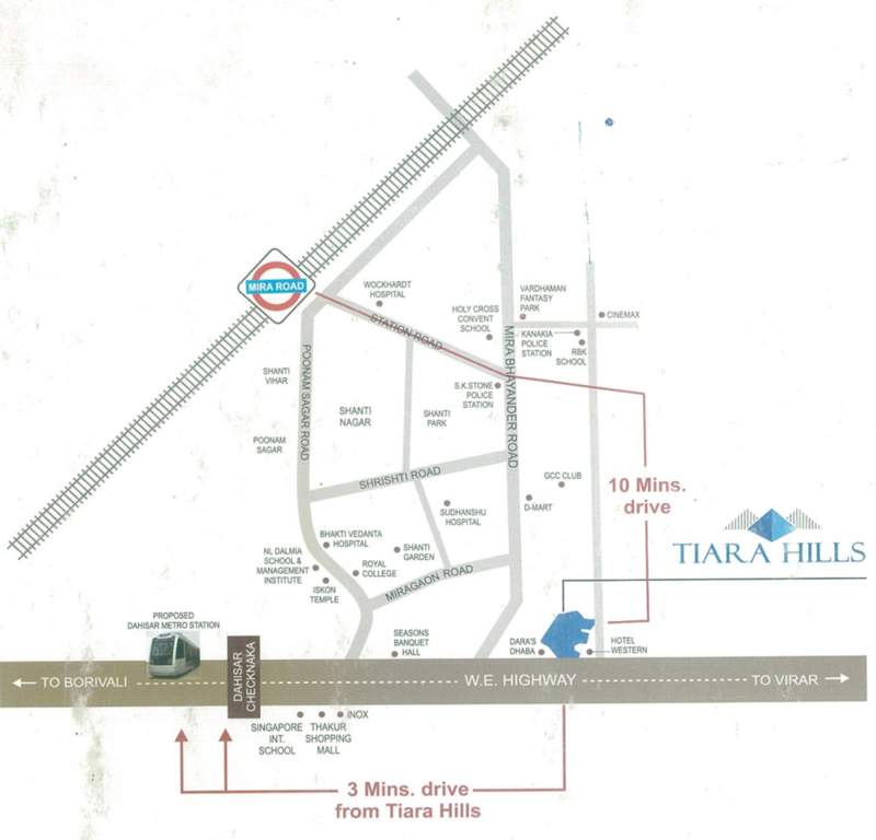 Images for Location Plan of PNK Space Tiara Hills Phase I Bldg No 3 5 And 2