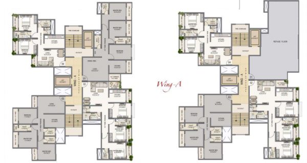  garden 4A Cluster Plan