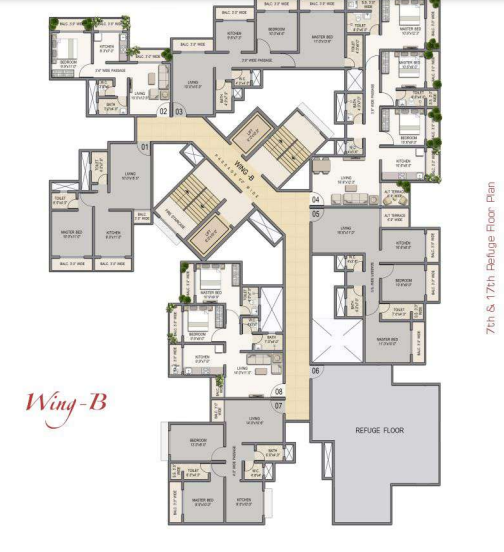  garden 4B Cluster Plan