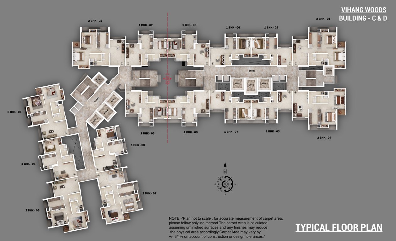  vihang the promise Building D Cluster Plan