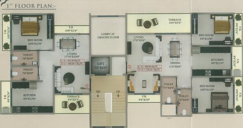 Images for Cluster Plan of Radhika Shuban Society