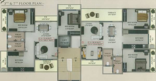 Images for Cluster Plan of Radhika Shuban Society