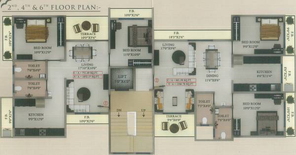 Images for Cluster Plan of Radhika Shuban Society