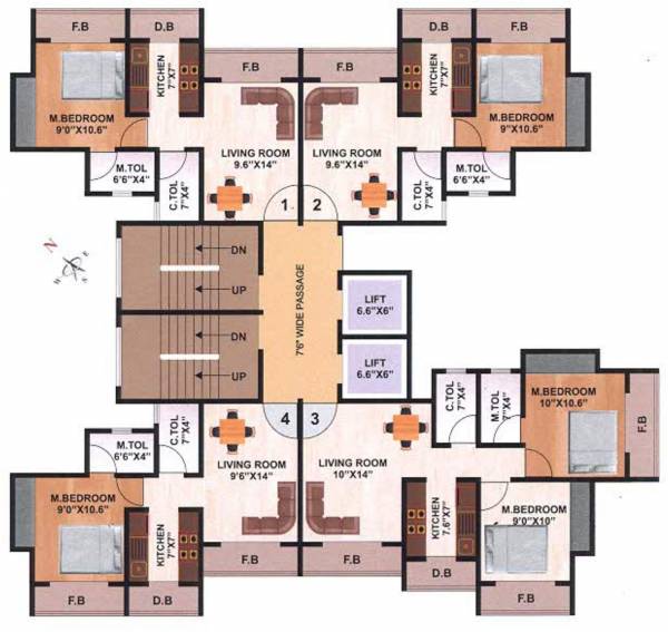 Images for Cluster Plan of Sahakar Premier