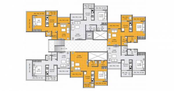  chandrangan-residency-type-b Building B Cluster Plan