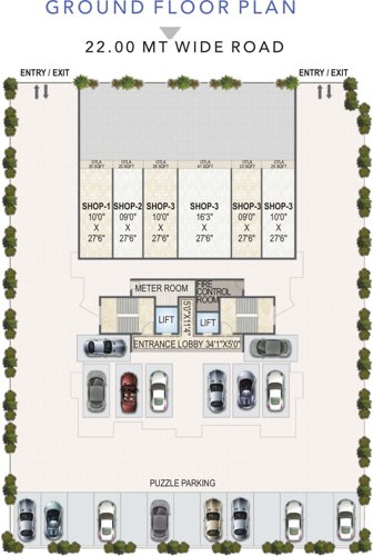 Images for Cluster Plan of Akshar Evita
