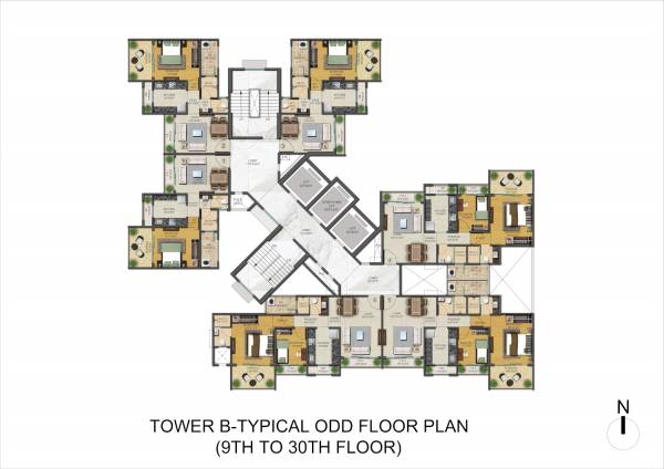  epic-center Tower B Cluster Plan
