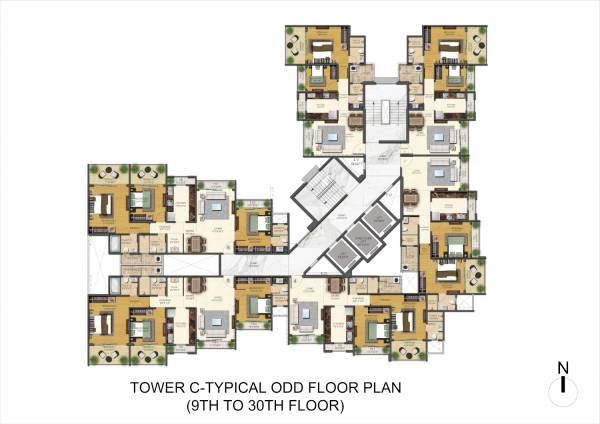  epic-center Tower B Cluster Plan
