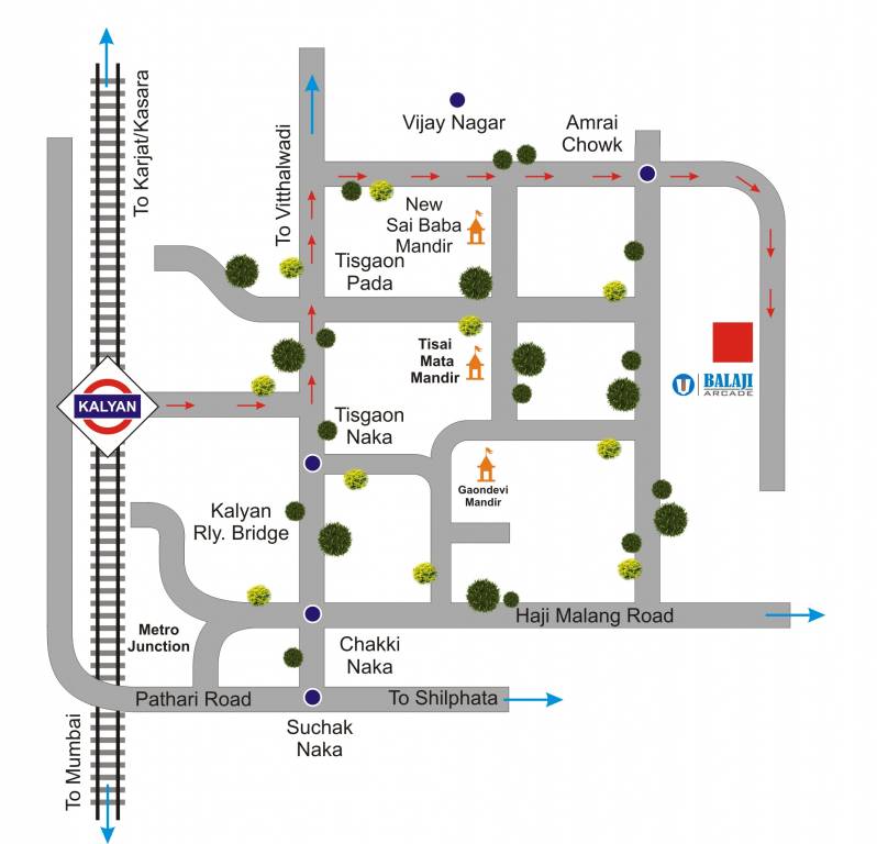 balaji arcade wing b Location Plan