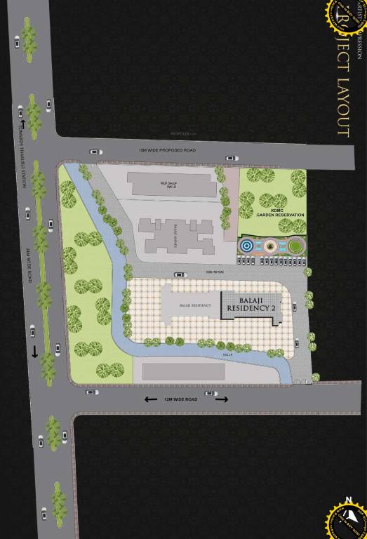 balaji residency Layout Plan
