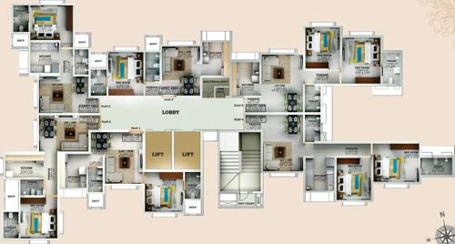  velentine-apartment-1-wing-d Velentine Apartment 1 Wing D Cluster Plan