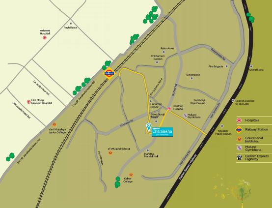  chitralekha Location Plan