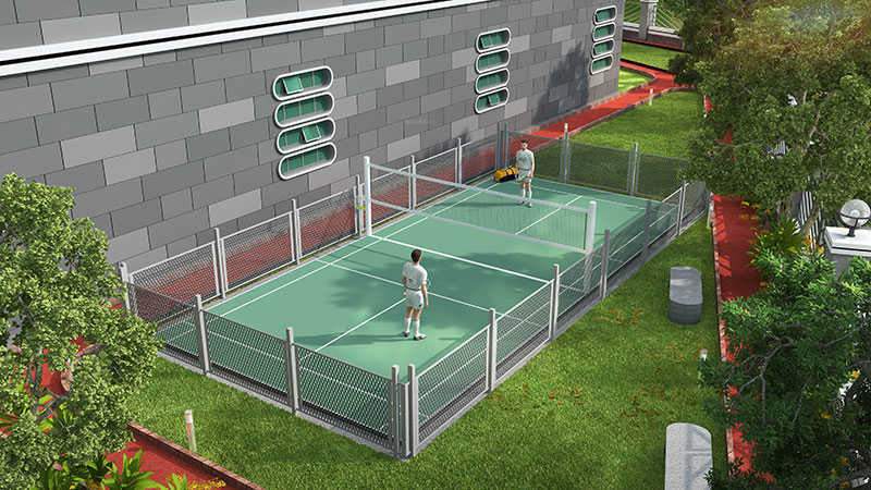  star triveni Tennis Court