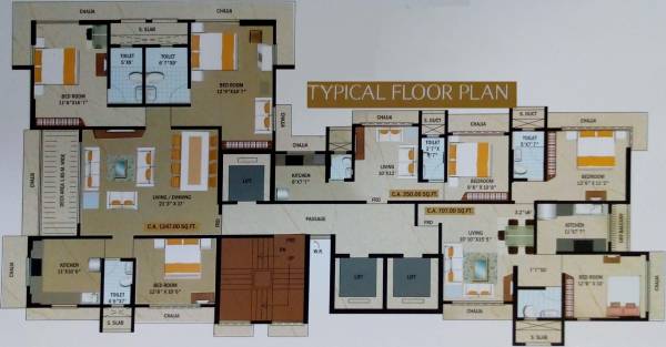 Images for Cluster Plan of Sarvoday Anandi Heights
