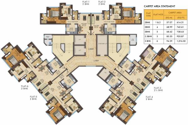 Images for Cluster Plan of ACME Oasis Tower 2