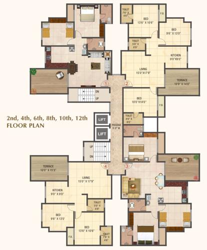 Images for Cluster Plan of Jigar Umiya Nakshatra