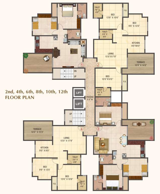 Images for Cluster Plan of Jigar Umiya Nakshatra