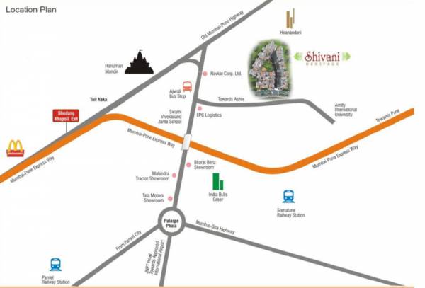  shivani-heritage Location Plan