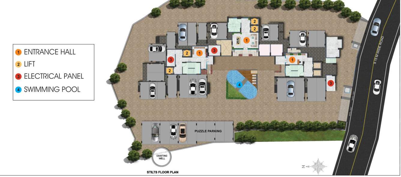  ashok odyssey c wing Layout Plan