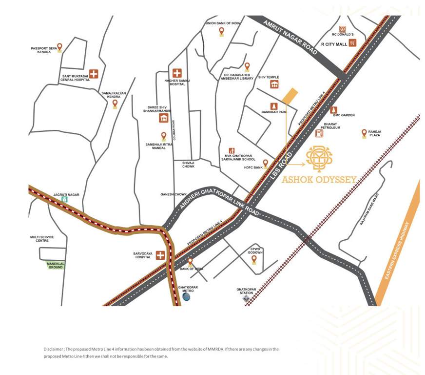  ashok odyssey c wing Location Plan