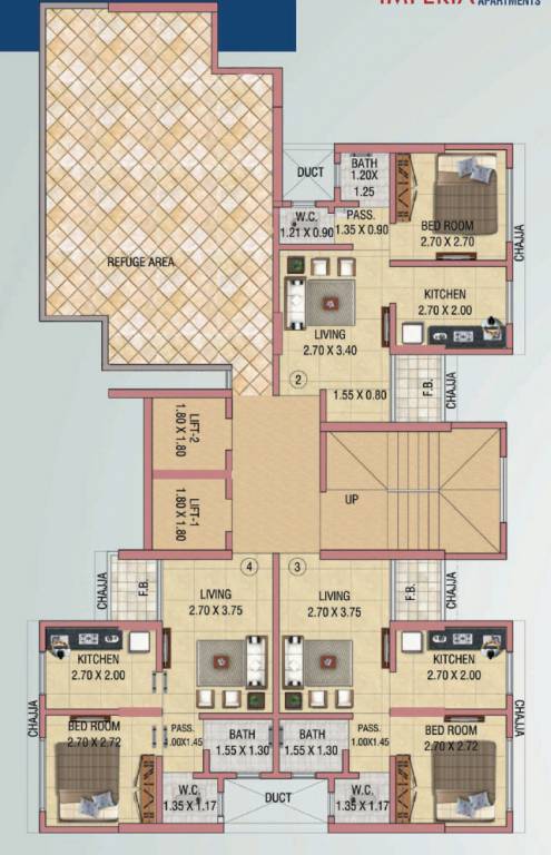  imperia Sudhanshu Imperia Cluster Plan