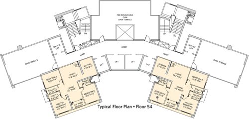 Images for Cluster Plan of Siddha Seabrook Apartment
