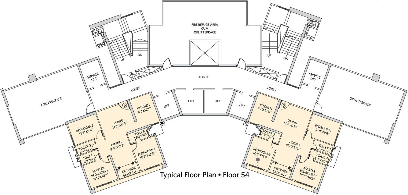 Images for Cluster Plan of Siddha Seabrook Apartment