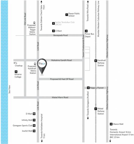 Images for Location Plan of Siddha Seabrook Apartment