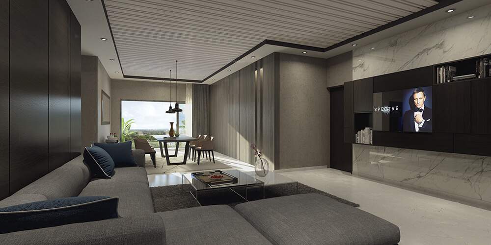  seabrook apartment Living Area