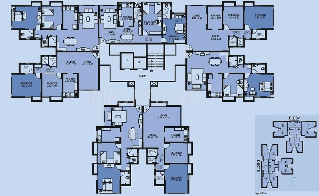 riverside Tower 1 Cluster Plan