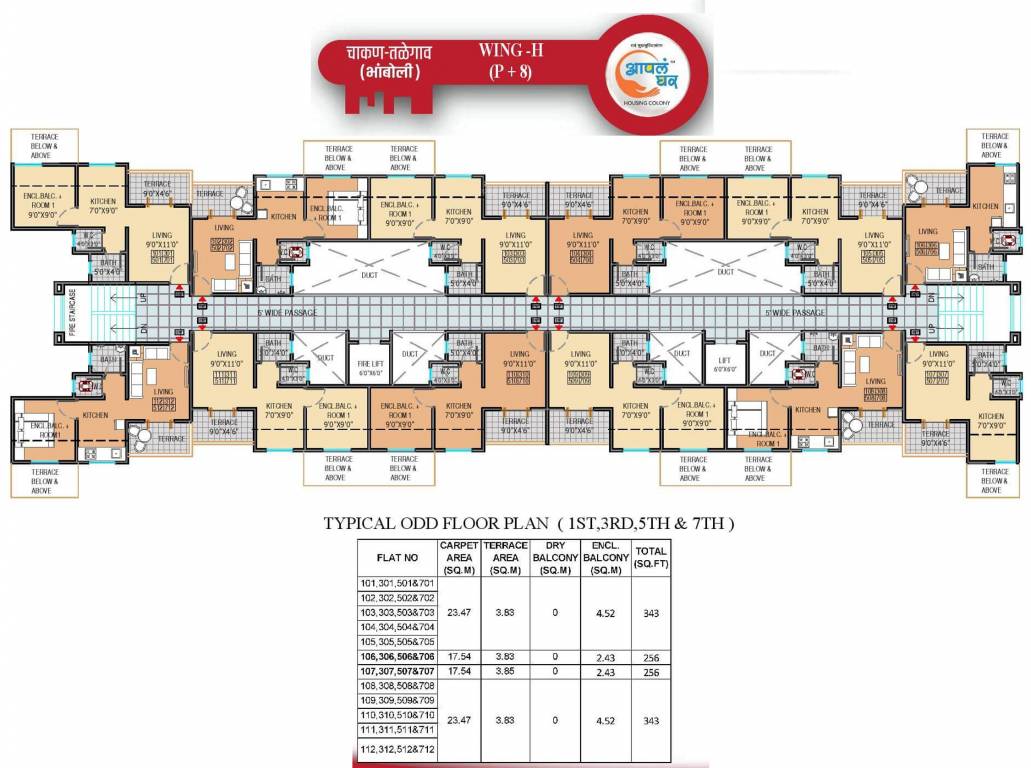 Images for Cluster Plan of Maple Aapla Ghar Chakan Talegaon Phase I