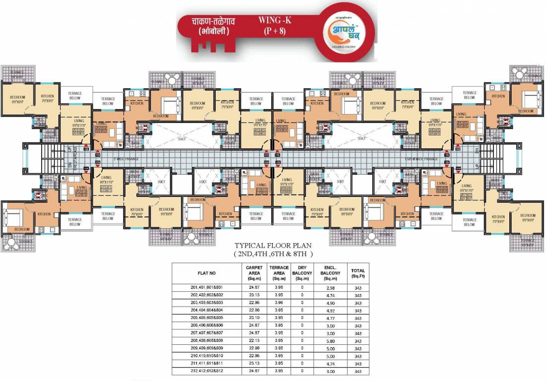 Images for Cluster Plan of Maple Aapla Ghar Chakan Talegaon Phase I