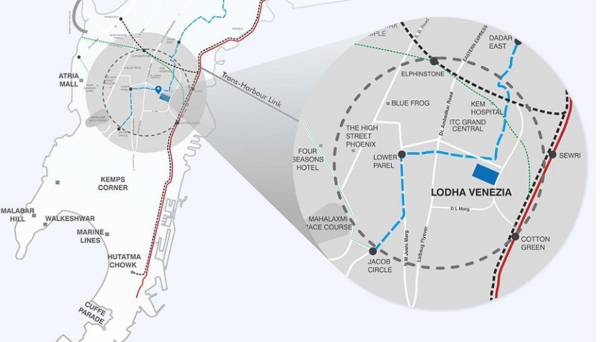 Images for Location Plan of Lodha Venezia 49th To 65th Floor