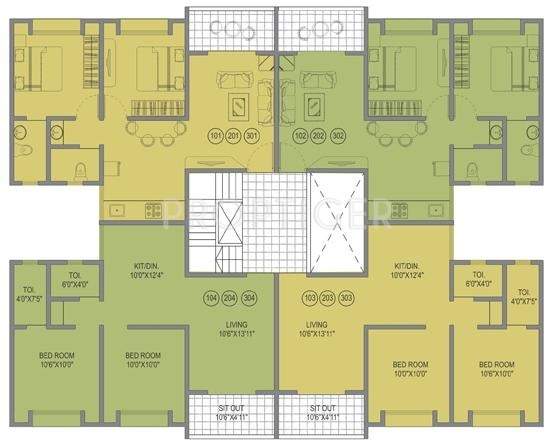 Images for Cluster Plan of Namrata Lilavati Greens