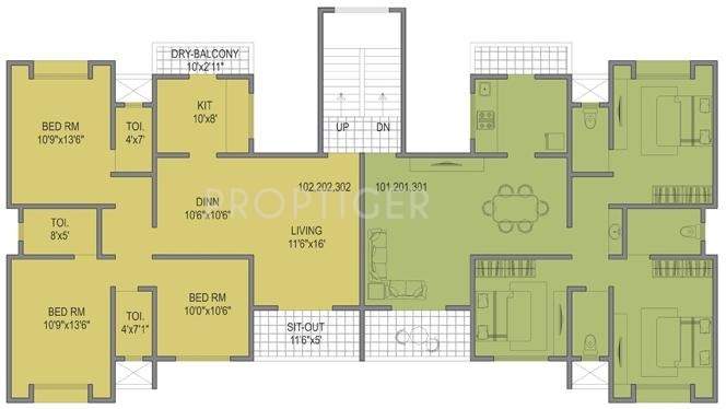 Images for Cluster Plan of Namrata Lilavati Greens