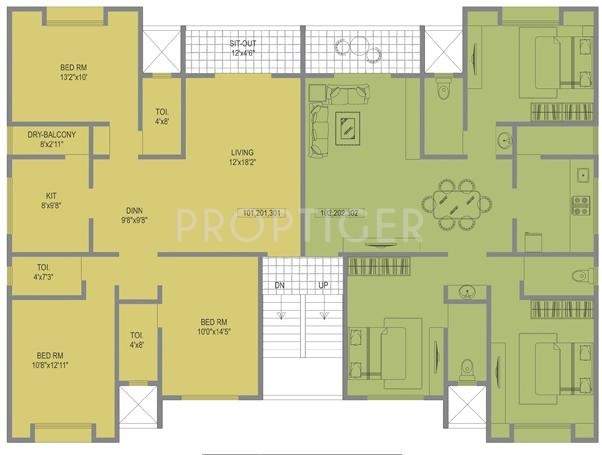 Images for Cluster Plan of Namrata Lilavati Greens