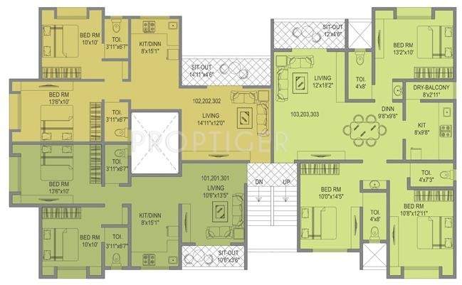 Images for Cluster Plan of Namrata Lilavati Greens