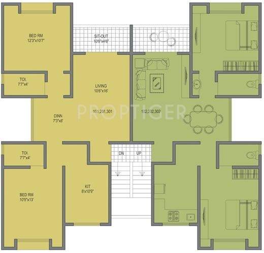 Images for Cluster Plan of Namrata Lilavati Greens