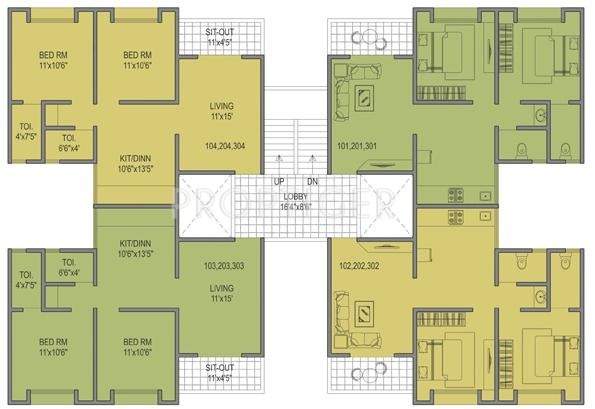 Images for Cluster Plan of Namrata Lilavati Greens