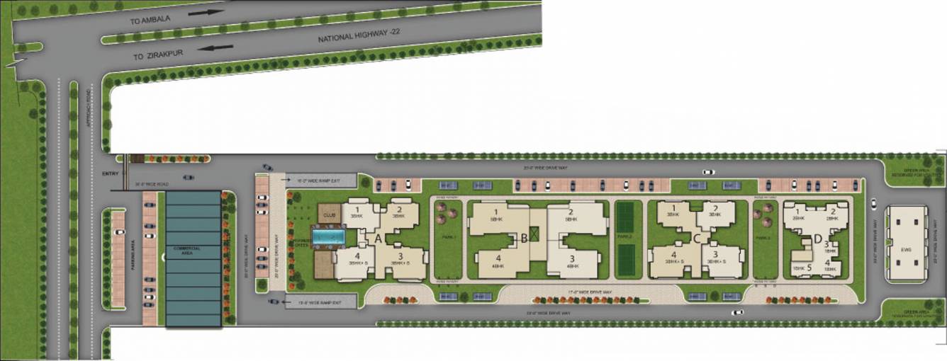 Images for Layout Plan of Barnala Green Lotus Avenue