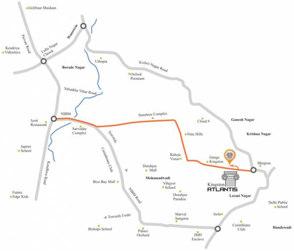 Images for Location Plan of Vedant Kingston Atlantis A1 and A2 Building