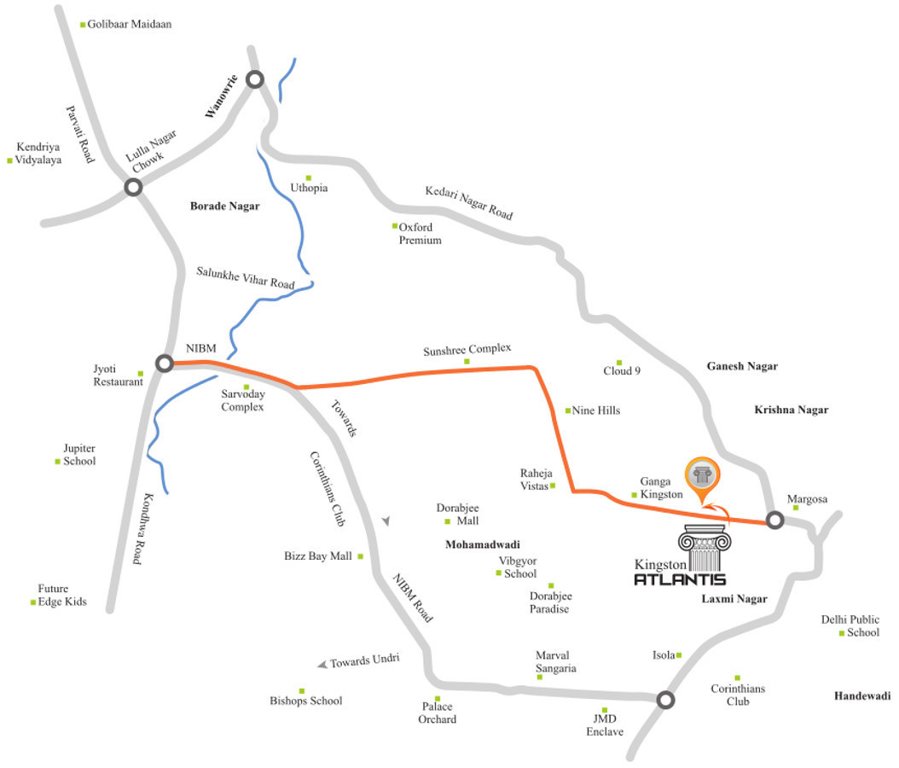 Images for Location Plan of Vedant Kingston Atlantis A1 and A2 Building