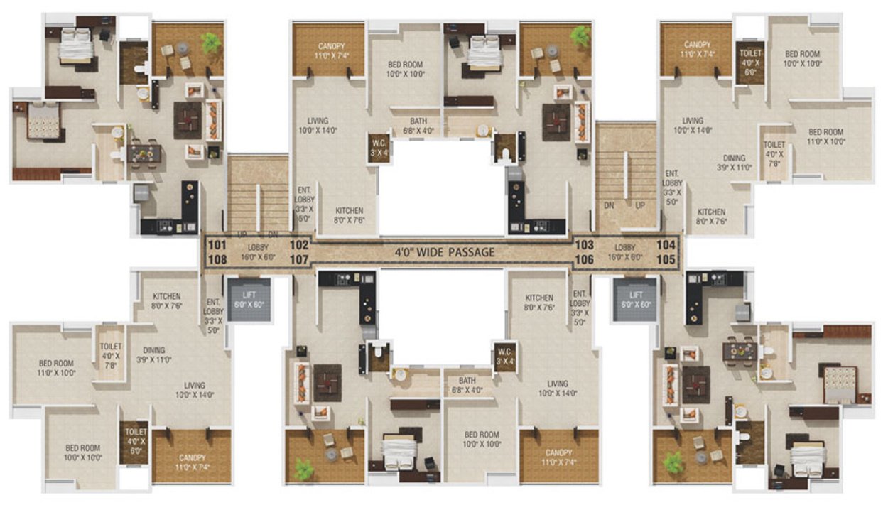 Images for Cluster Plan of Horizon Akanksha Phase 1