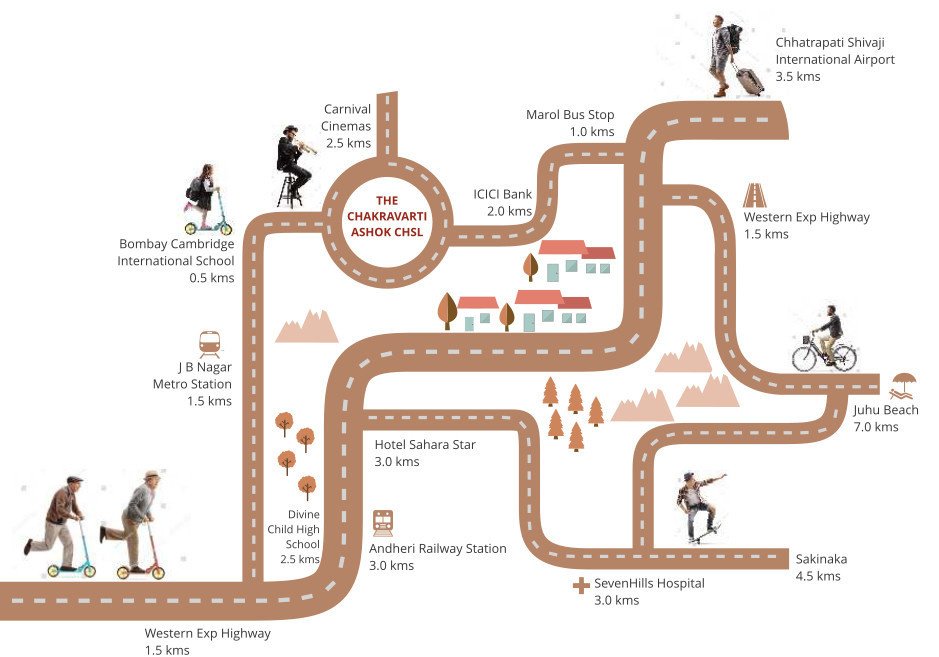  the chakravarti ashok chsl Location Plan