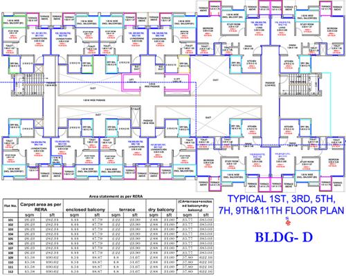  prakriti-d-navyangan Images for Cluster Plan of Calyx Prakriti D Navyangan