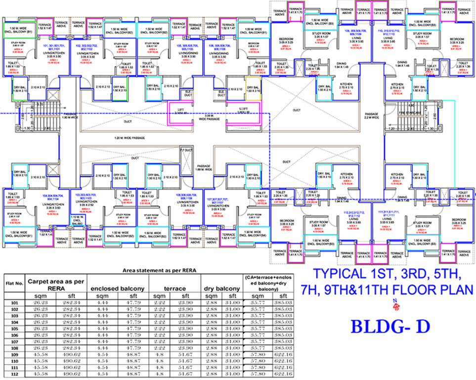  prakriti d navyangan Images for Cluster Plan of Calyx Prakriti D Navyangan