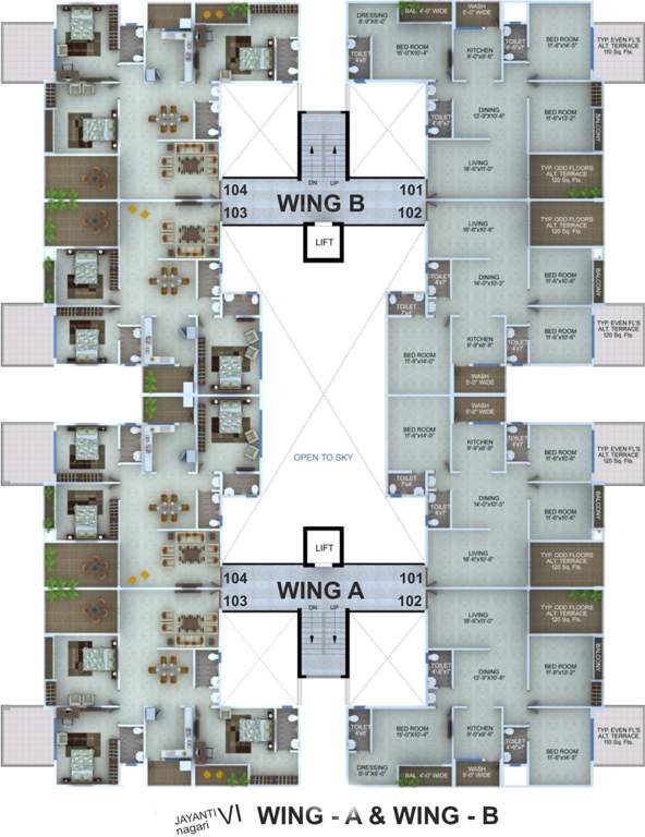 Images for Cluster Plan of Abhijit Jayanti Nagari VI