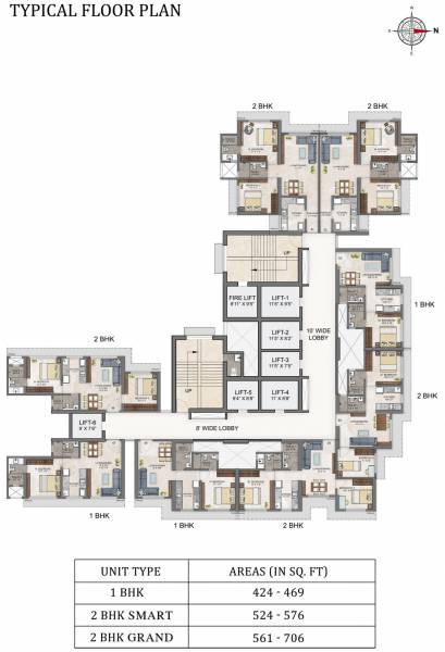  maple-phase-1-building-no-2 Ashar Maple Wing A Acacia Cluster Plan
