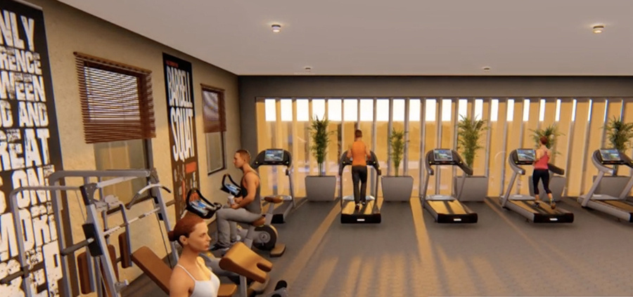 sahira wing a Gymnasium